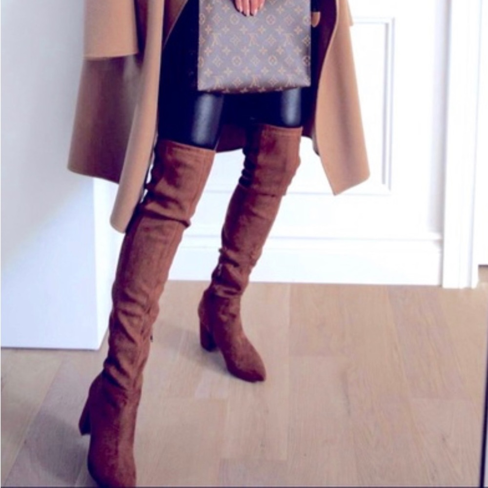 BRAND NEW Steven madden over the knee Tava cognac boots